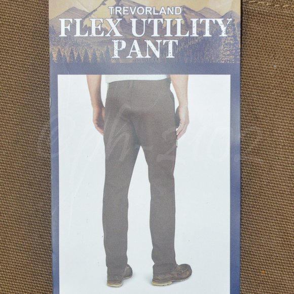 BROWN Weatherproof Vintage Men’s Trevorland Flex Utility Pant - Picture 9 of 9